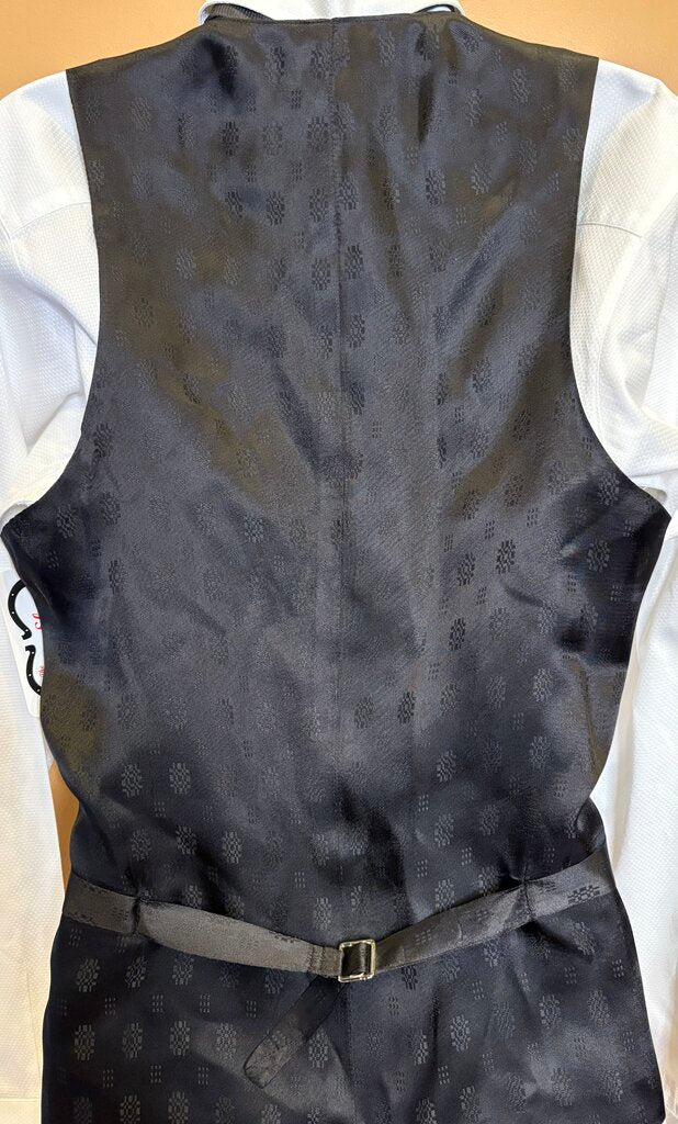 BLACK AND WHITE HOUNDSTOOTH BBROS VEST