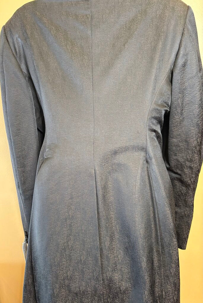 BLACK PATTERN WITH SHEEN DEREGNAUCOURT DAY COAT