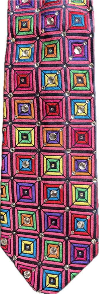 MULTI COLOR BLING TIE