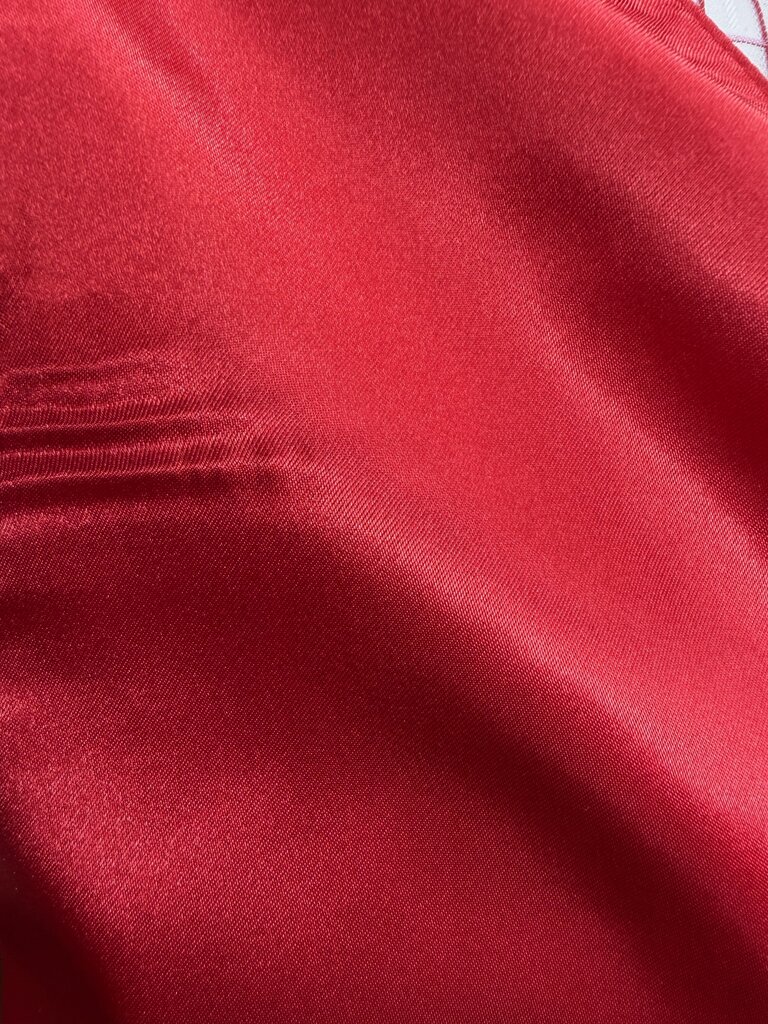 RED SATIN SCIATILLA VEST