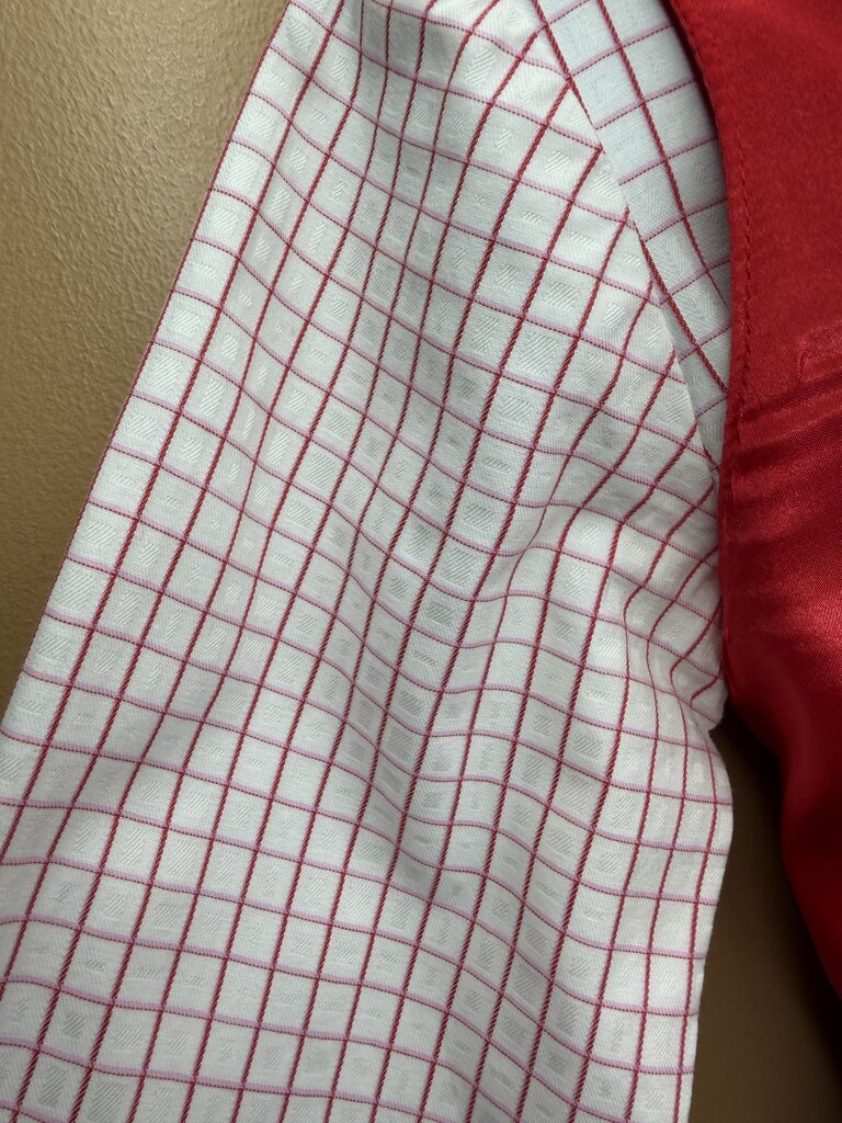 PINK AND RED CHECK SHIRT