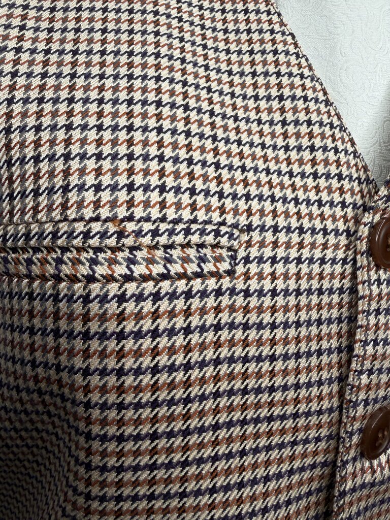 BECKER BROTHERS HOUNDSTOOTH VEST