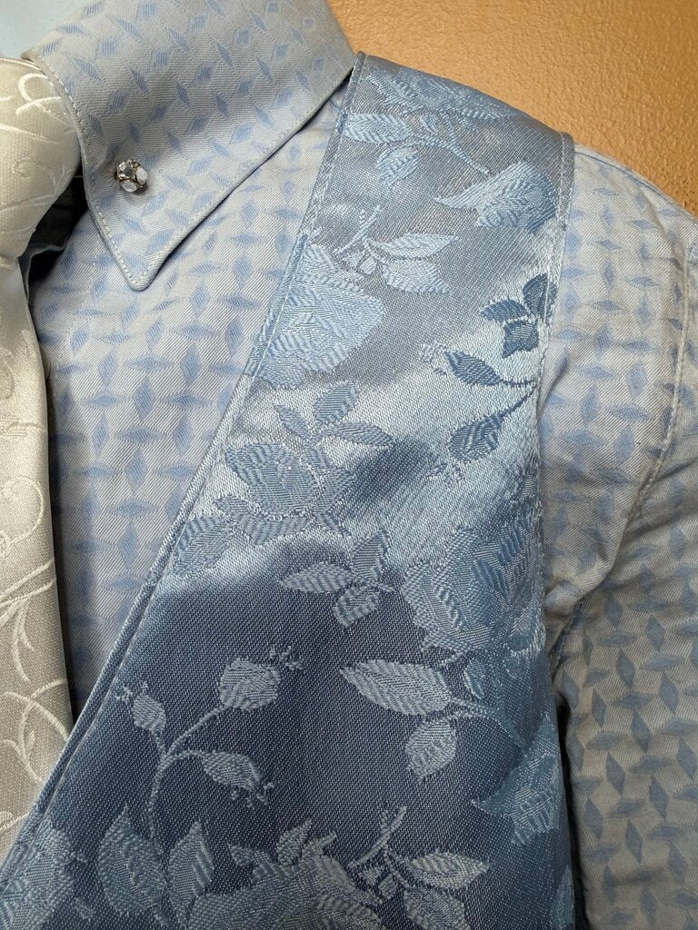 HAWKWOOD BLUE PATTERN SHIRT