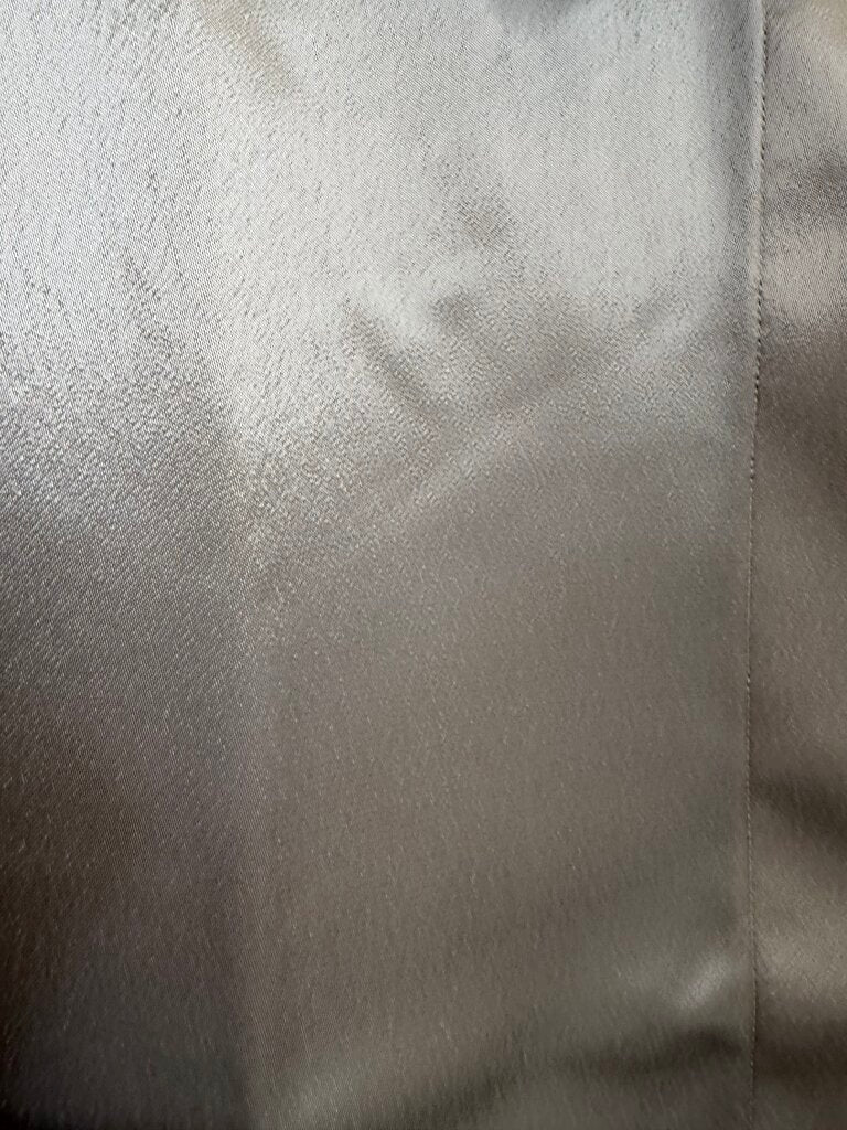 TAUPE SATIN BETTY BERDINE SHIRT