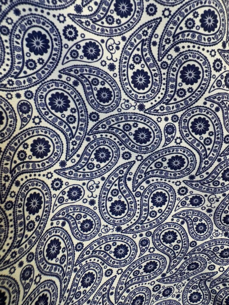 BLUE PAISLEY BETTY BERDINE SHIRT