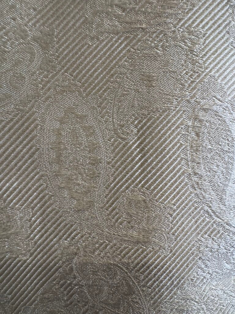 CREAM PAISLEY BETTY BERDINE DAY COAT
