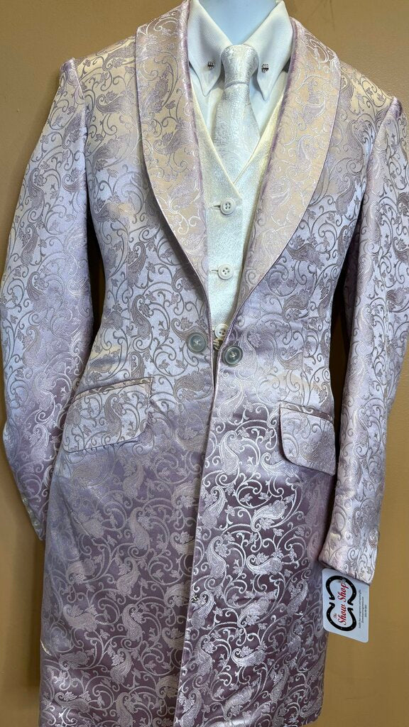 LIGHT PINK PAISLEY HAWKWOOD DAY COAT