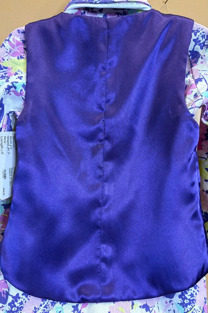PURPLE SATIN SCINTILLA VEST