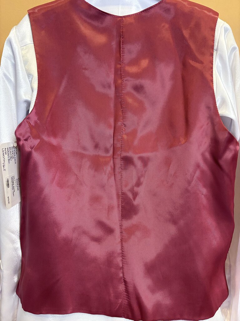 FUCHSIA SATIN HAWKWOOD VEST