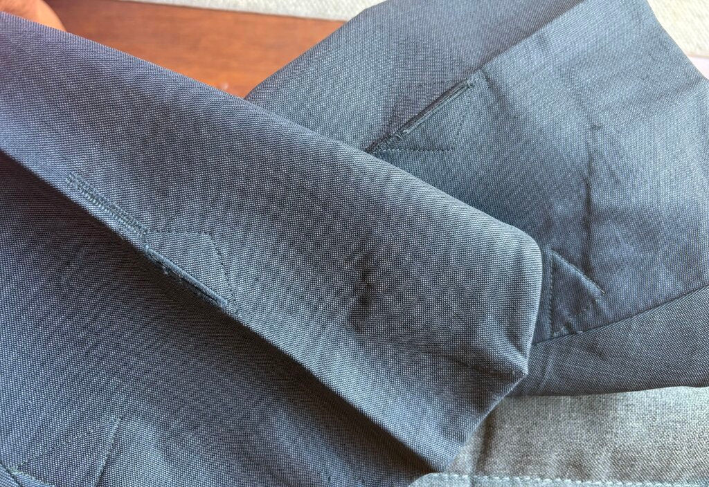 SLATE BLUE DEREGNAUCOURT DAY SUIT