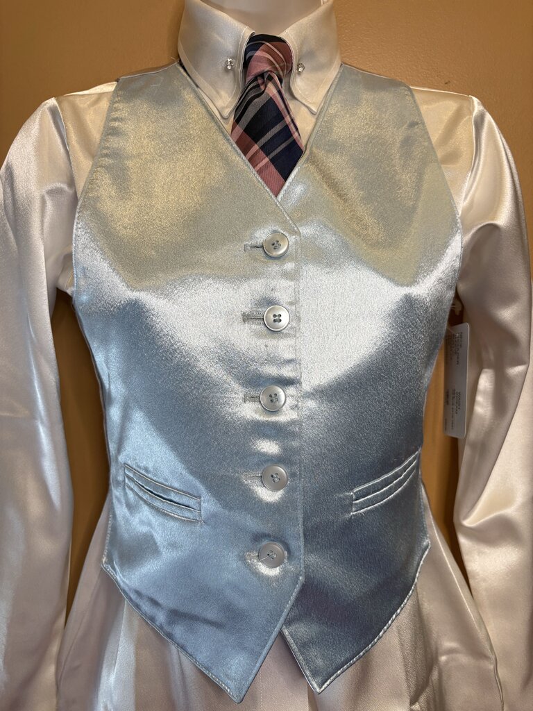 IVORY SATIN BETTY BERDINE SHIRT
