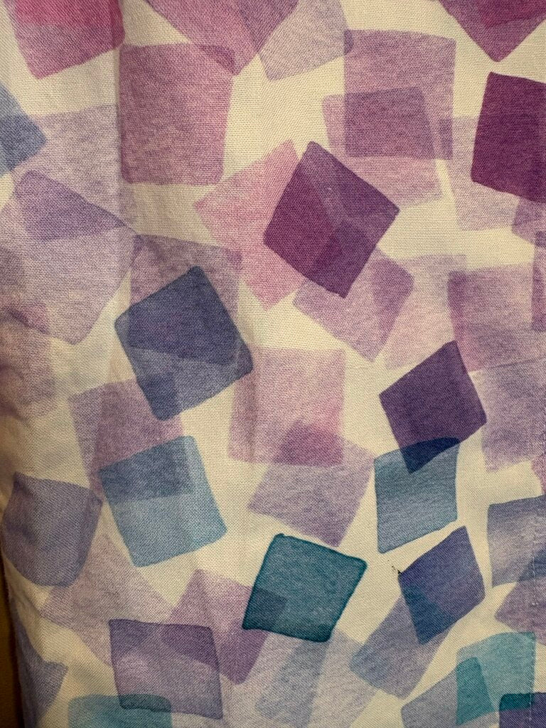 PINK,PURPLE AND BLUE SQUARE SCINTILLA SHIRT