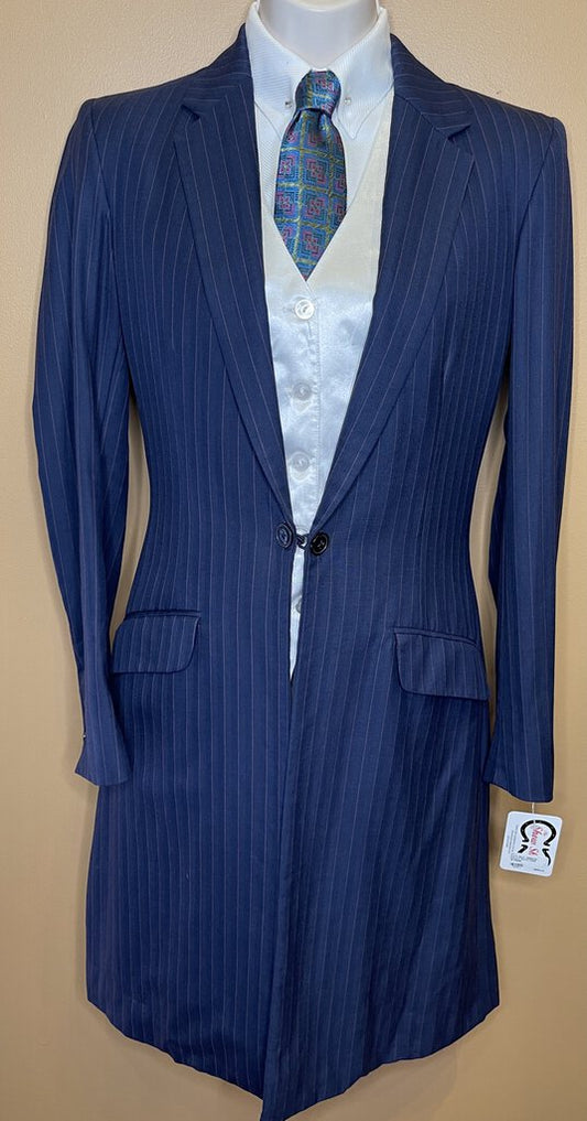 DAY SUIT BBROS NAVY WITH PINK STRIPE