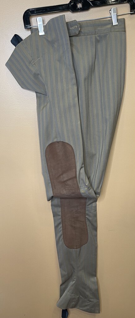 DAY SUIT CARL MEYERS CAMEL WITH DARKER STRIPE