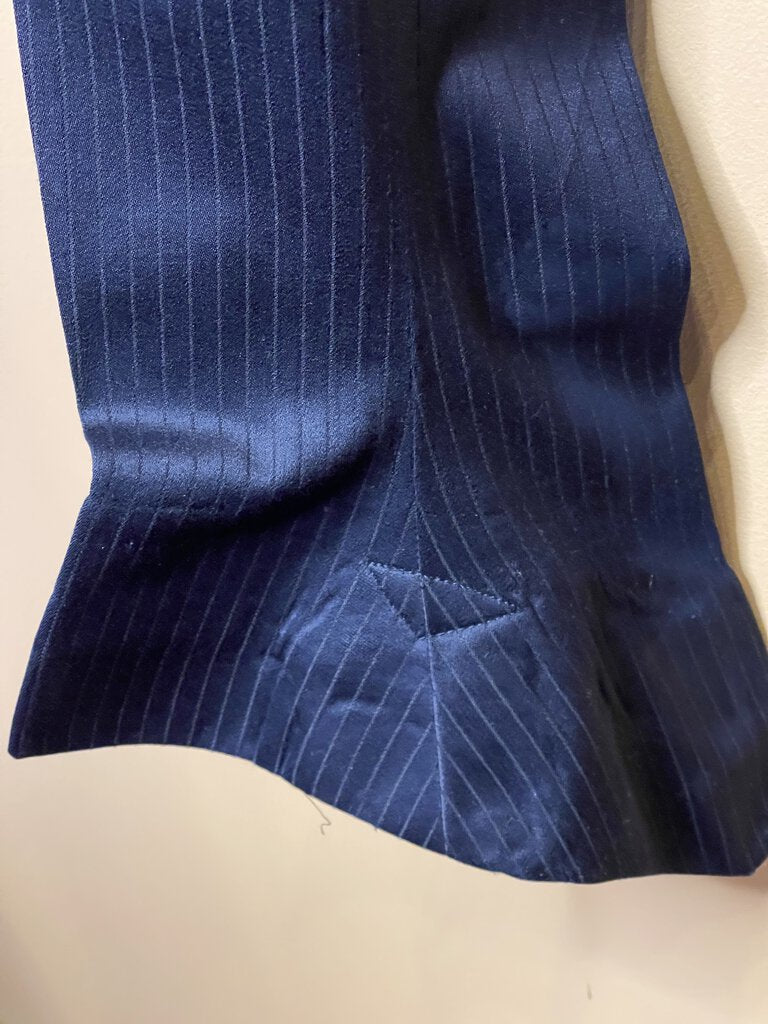 DAY SUIT NAVY PINSTRIPE BECKER BROTHERS