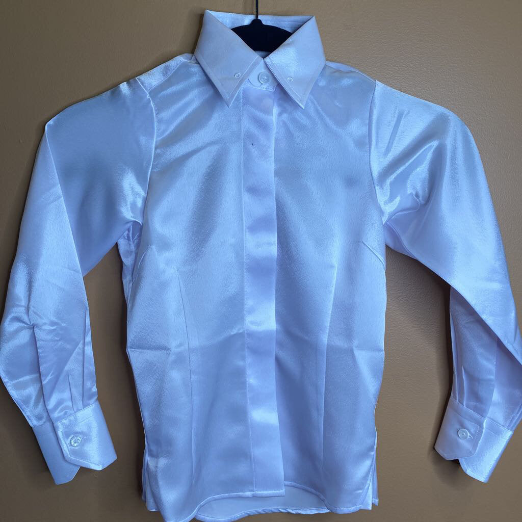 SATIN SHIRT WHITE ELLIE MAY