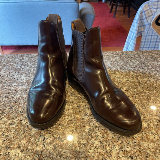 BROWN NEW HAMPTONSHIRE BOOTS 4.5