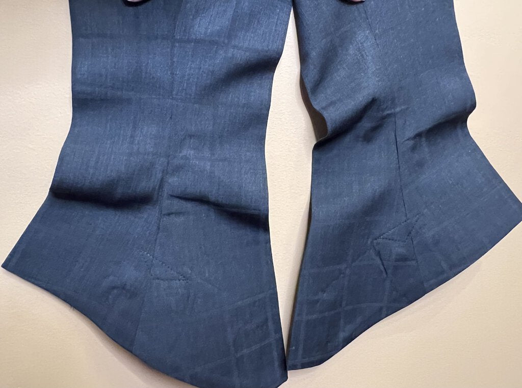 CHARCOAL GRAY WITH WINDOWPANE BECKER BROTHERS DAY SUIT