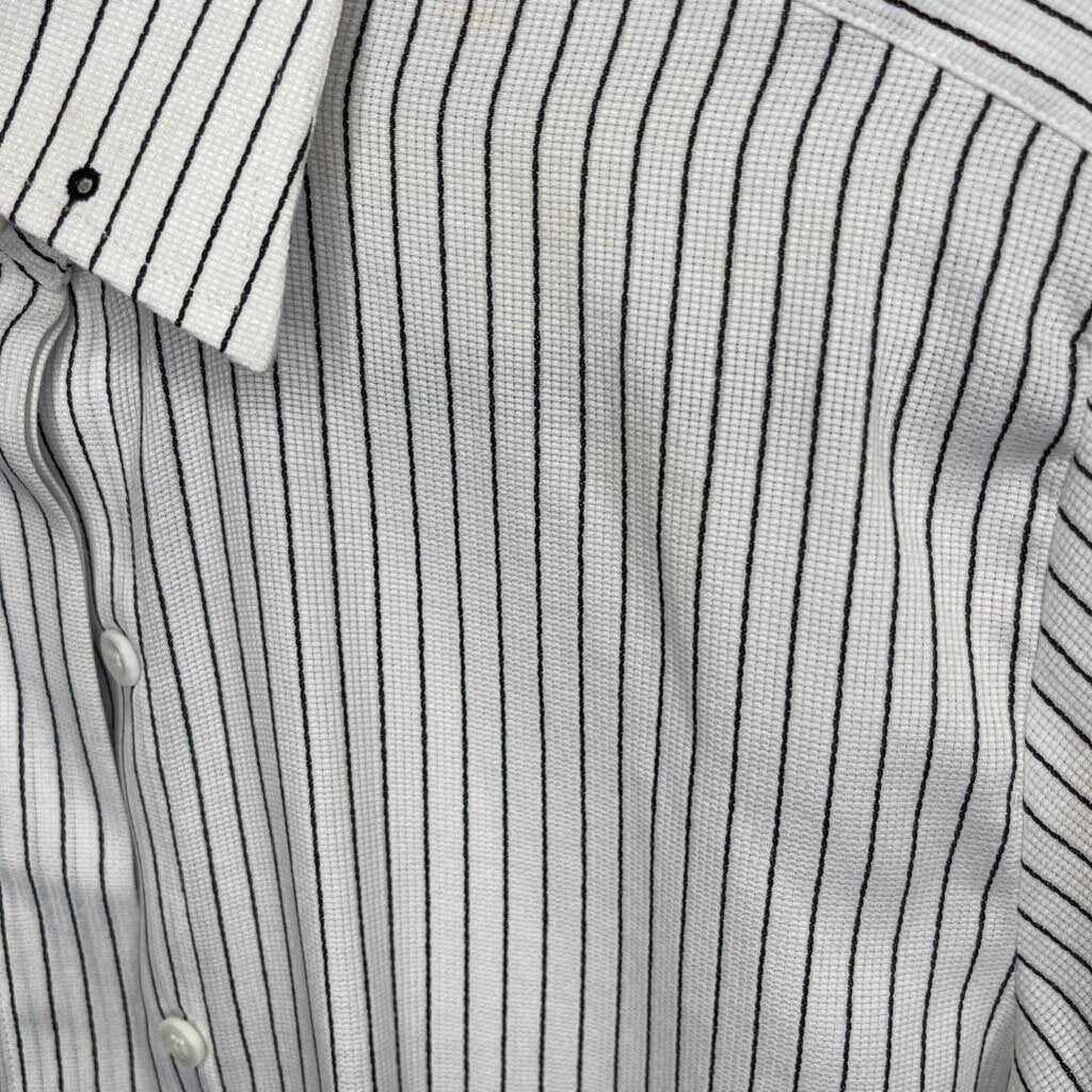 shirt - ellie may white with black stripe (2978)
