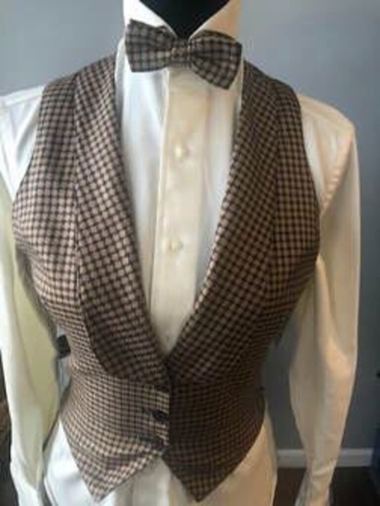 FORMAL VEST NAVY/TAN