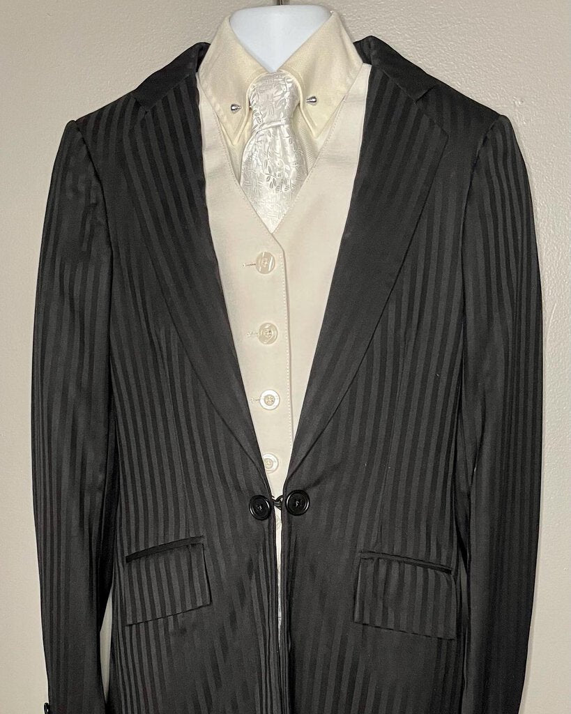 DAY SUIT DEREGNAUCOURT BLACK STRIPE