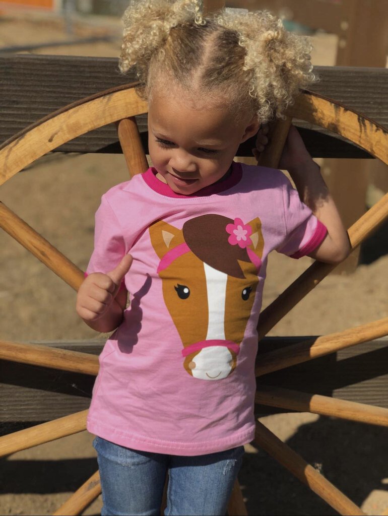 PINK HORSE SHIRT