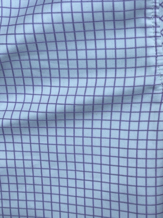 PURPLE CHECK SHIRT DEREGNAUCOURT