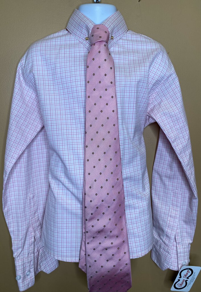 PINK PLAID MARSHA SHEPPARD SHIRT