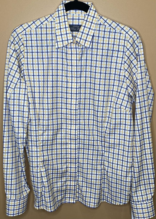 BLUE AND YELLOW CHECK SHIRT ELLIE MAY