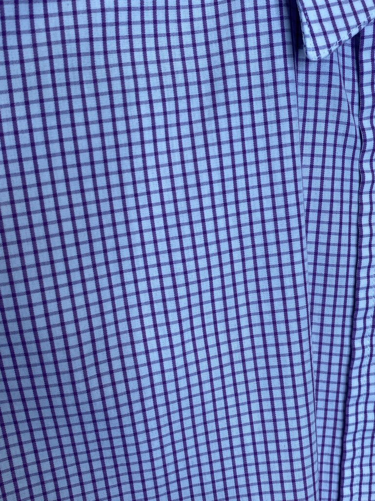 PURPLE CHECK BECKER BROTHERS SHIRT