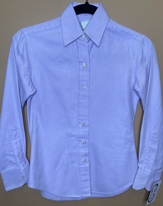 PURPLE HERRINGBONE BECKER BROTHERS SHIRT