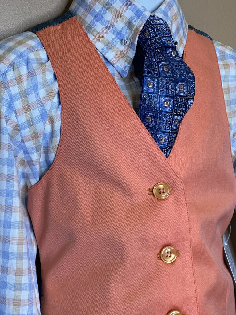 ORANGE BECKER BROTHERS VEST