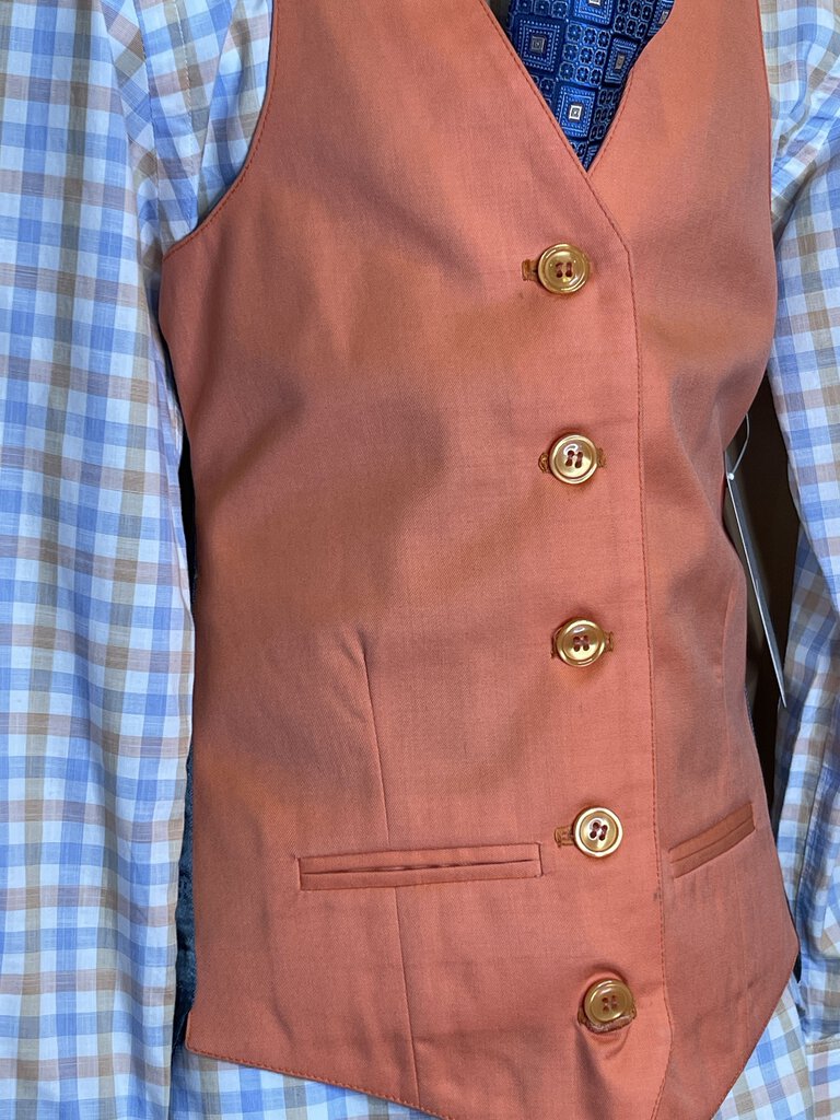 ORANGE BECKER BROTHERS VEST