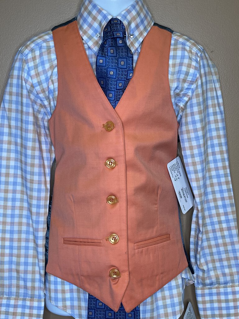 ORANGE BECKER BROTHERS VEST