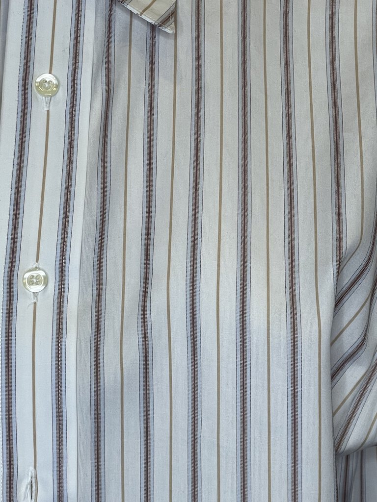 BROWN STRIPE BECKER BROTHERS SHIRT