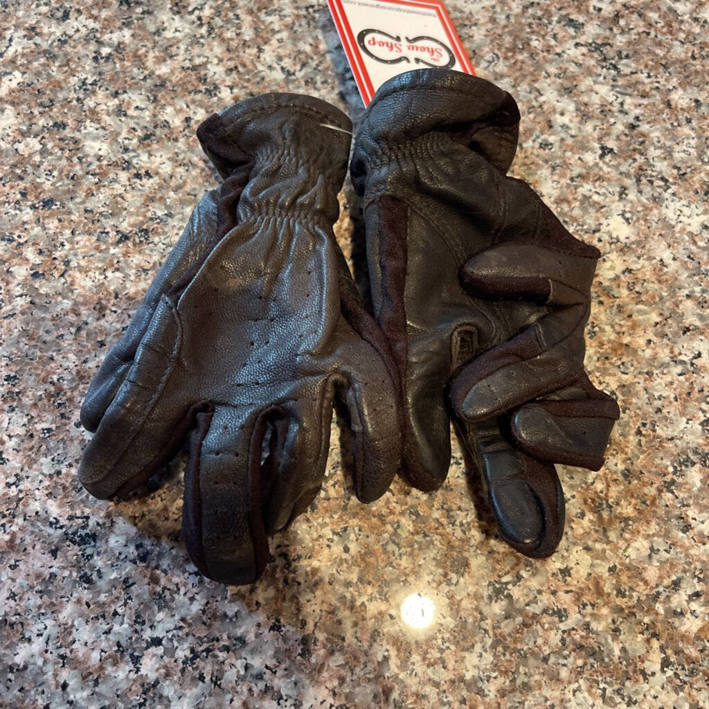 BROWN GLOVES SIZE 5