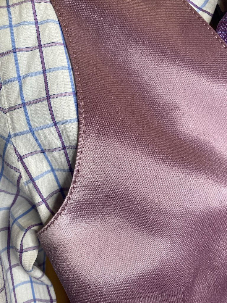 LIGHT PURPLE SATIN ELLIE MAY VEST