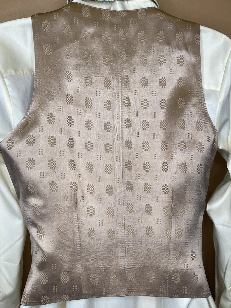 GOLD HERRINGBONE CM VEST