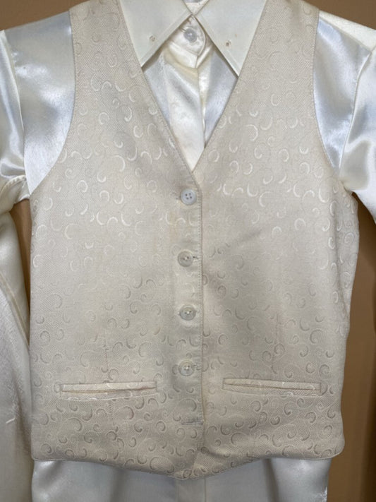 CREAM PAISLEY CM VEST