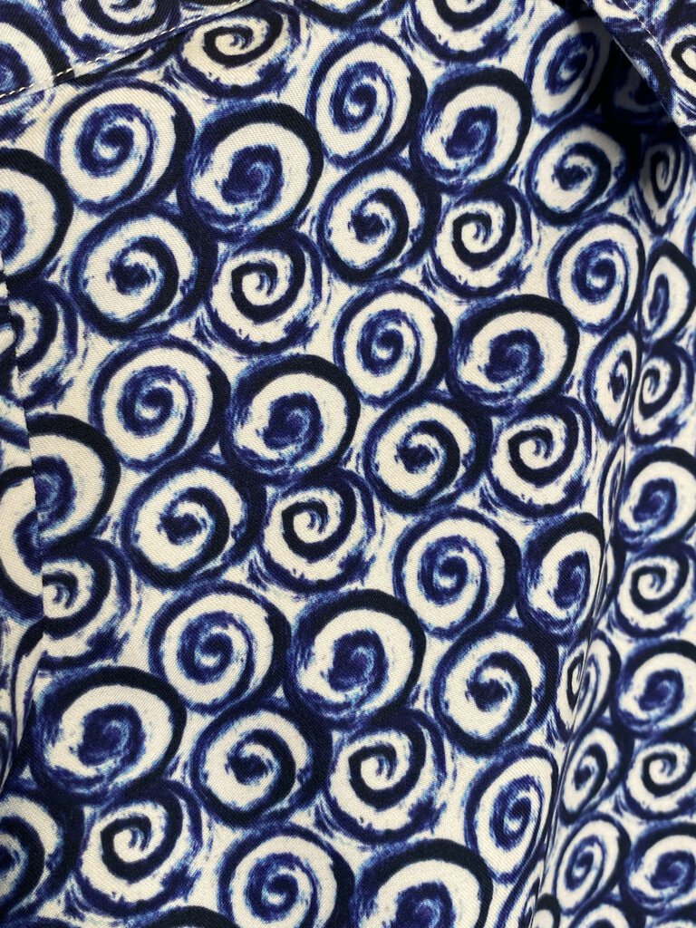 BLUE SWIRLS ELLIE MAY SHIRT