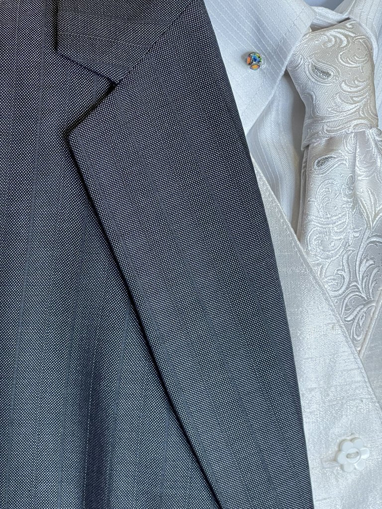 BLUE/GRAY WITH STRIPE BECKER BROTHERS DAY SUIT