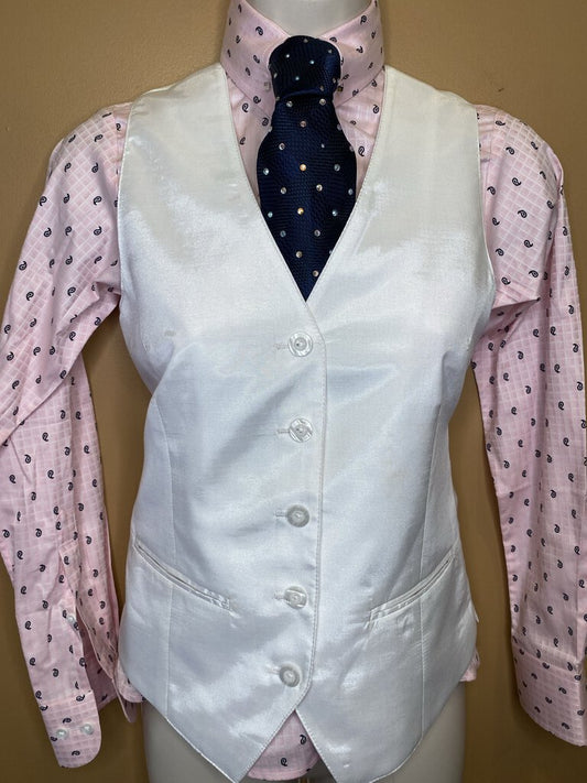 PINK WITH BLUE PAISLEY BETTY BERDINE SHIRT