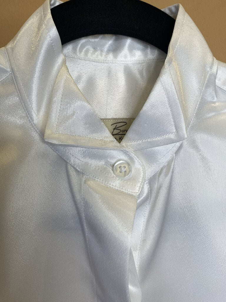 FORMAL IVORY SATIN BETTY BERDINE SHIRT