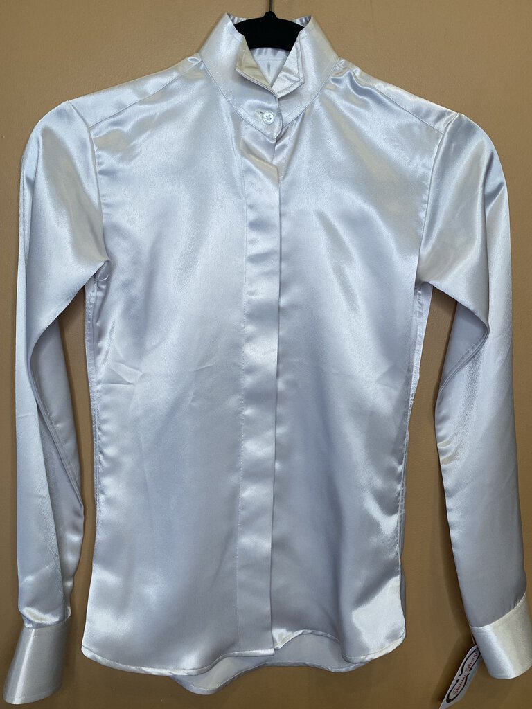 FORMAL SILVER SATIN BETTY BERDINE SHIRT