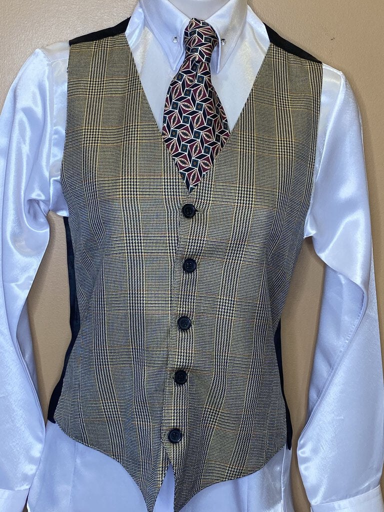 BLACK GLEN PLAID SHOW SEASONS VEST