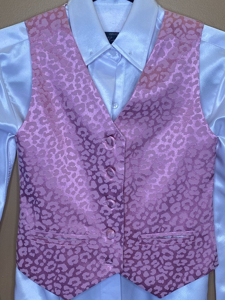 PINK CHEETAH VEST SCINTILLA