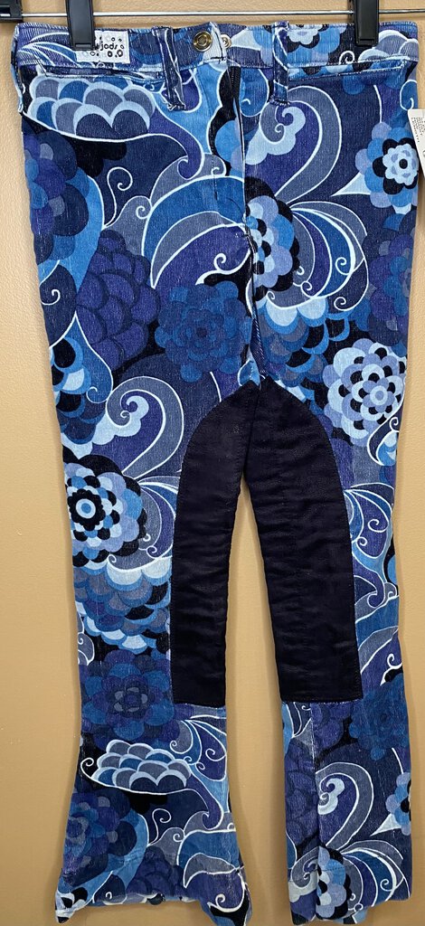 BLUE FLOWER HOT JODS CORDUROY