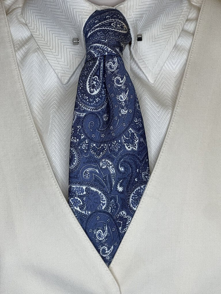 BLUE PAISLEY TIE