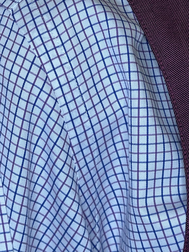 PINK AND BLUE CHECK BECKER BROTHERS SHIRT