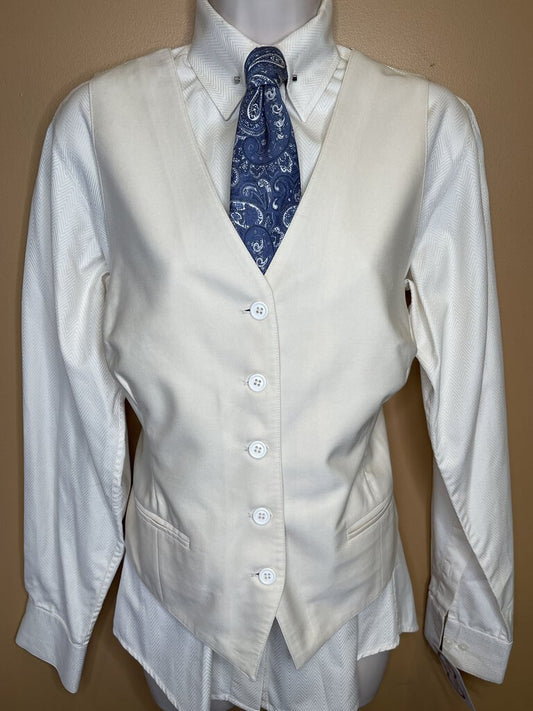 IVORY HERRINGBONE HARTMEYER SHIRT